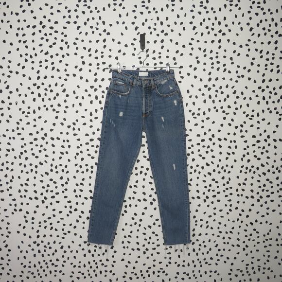 Boyish City Lights Billy High Rise Distressed Skinny Jeans - Picture 3 of 14